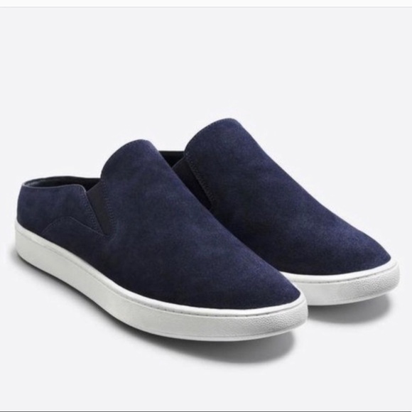 Vince Verrell Slip On Sneaker Shoe Deep Blue - Picture 1 of 9